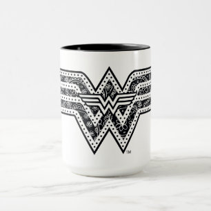 Woman Paisley Logo Tasse