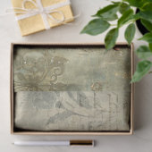 Woman Peacock Textures Letter Seidenpapier (Geschenk)