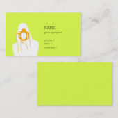 woman photographer visitenkarte (Vorne/Hinten)