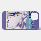 Woman Posing Open Slopes Poster Case-Mate iPhone Hülle (Rückseite (Horizontal))