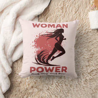 Woman Power Decorative Pillow Kissen