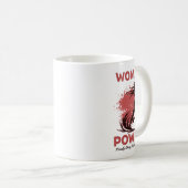 Woman Power Inspirational Mug Kaffeetasse (VorderseiteRechts)