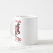 Woman Power Inspirational Mug Kaffeetasse (Vorderseite Links)