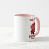 Woman Power Inspirational Mug Tasse (VorderseiteRechts)