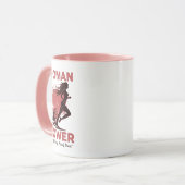 Woman Power Inspirational Mug Tasse (Vorderseite Links)