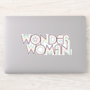 Woman Rainbow Logo Aufkleber