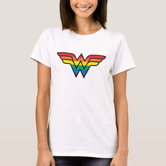 Woman Rainbow Logo T-Shirt (Vorderseite)