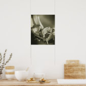 Woman Reading Magazine Poster (Küche)