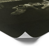 Woman Reading Magazine Poster (Ecke)