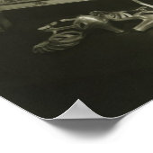 Woman Reading Magazine Poster (Ecke)