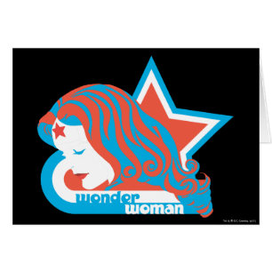 Woman Red & Blue Star