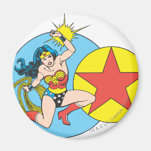 Woman Red Star Magnet