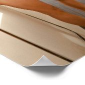 Woman Relaxing On Yacht Poster (Ecke)