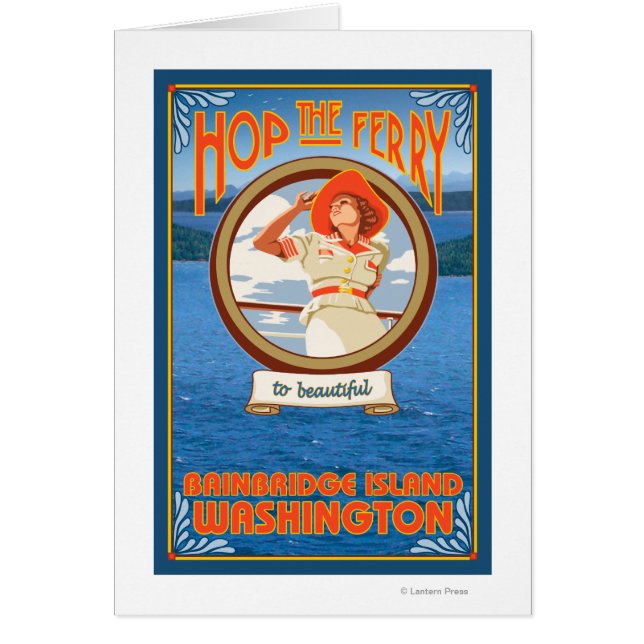 Woman Riding Ferry - Bainbridge Island, WA (Vorne)