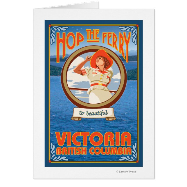 Woman Riding Ferry - Victoria, BC Kanada (Vorne)