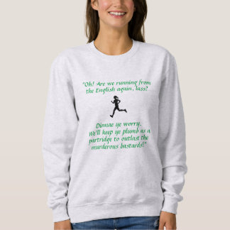 Woman’s Funny Irish workout Sweatshirt