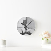 Woman Sailor Runde Wanduhr (Zuhause)
