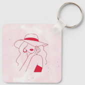 Woman Schlüsselanhänger (Rückseite)