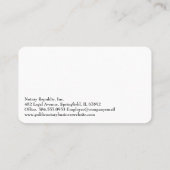 Woman Stamping Documents | Public Notary Visitenkarte (Rückseite)