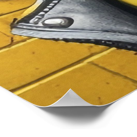 Woman Street Art Portrait AI Generative Poster (Ecke)