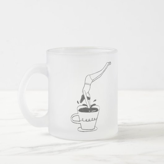 woman swimming in coffee cup mattglastasse (Links)