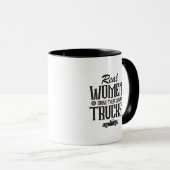 Woman truck owner Mug Tasse (VorderseiteRechts)