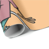 Woman Vaccuming Geschenkpapier (Rolleneckpunkt)