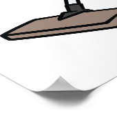 Woman Vaccuming Poster (Ecke)