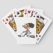 Woman Vaccuming Spielkarten (Rückseite)