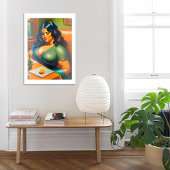 Woman waiting B Poster