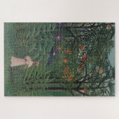 Woman Walking in an Exotic Forest, Henri Rousseau Puzzle (Horizontal)