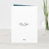 Woman Walking Midnight Beach zum Geburtstag Karte (Rückseite)