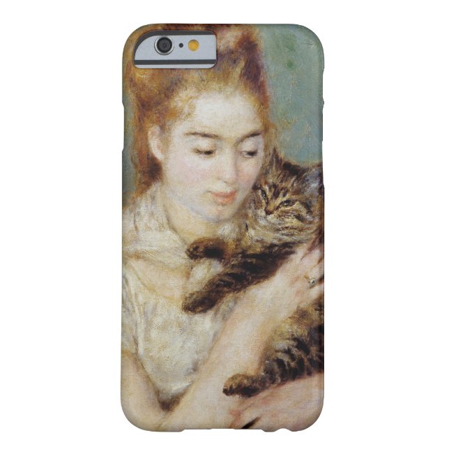 <Woman with a Cat> durch Pierre-Auguste Renoir Case-Mate iPhone Hülle (Rückseite)