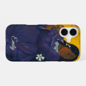 Woman with a Mango by Paul Gauguin – Personalized iPhone 16 Hülle (Rückseite (Horizontal))