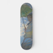 Woman with a Parasol - Madame Monet and Her Son Skateboard (Vorderseite)