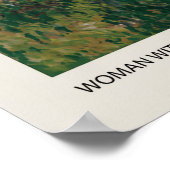 Woman With A Parasol Poster (Ecke)
