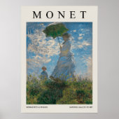 Woman With A Parasol Poster (Vorne)