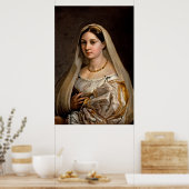 Woman with a veil La Donna Velata Raphael Santi Poster (Küche)