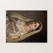 Woman with a veil La Donna Velata Raphael Santi Puzzle (Horizontal)