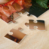 Woman with fruits and flowers portrait style puzzle (Seite)