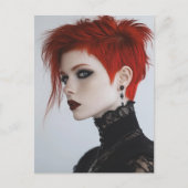 Woman With Red Hair Postkarte (Vorderseite)