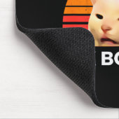 Woman Yelling At Table Dinner Funny Cat Ok Boomer Mousepad (Ecke)