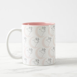 Woman Zweifarbige Tasse