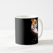 Womans Jack Russell Terrier Shirt Parson Russell T Kaffeetasse (VorderseiteRechts)