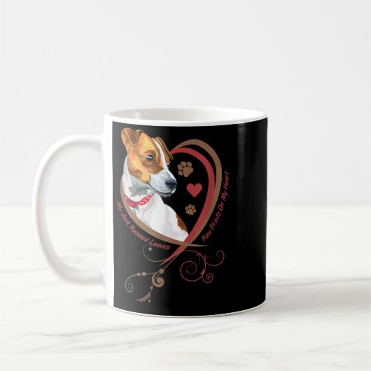 Womans Jack Russell Terrier Shirt Parson Russell T Kaffeetasse (Links)