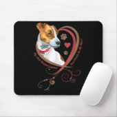 Womans Jack Russell Terrier Shirt Parson Russell T Mousepad (Mit Mouse)