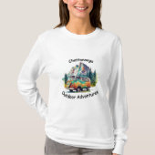 Woman's Long Sleeve T für Chattanooga Outdoor T-Shirt (Vorderseite)