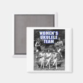 Woman's Uke Team Magnet (Vorderseite/Rückseite)