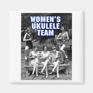 Woman's Uke Team Magnet