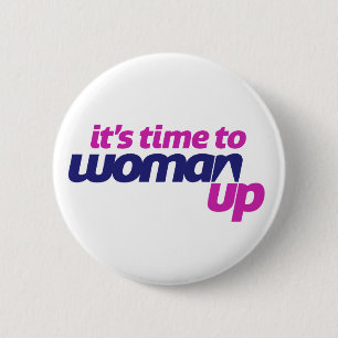 WomanUp Knopf Button